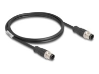 DeLOCK CAT 5e S/FTP 1m Netværkskabel Sort