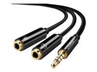 Ugreen Audiokabel Sort 20cm