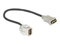 Delock Keystone Module HDMI female > HDMI female 250° with cable HDMI-kabel 22cm