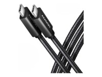 AXAGON USB 3.2 Gen 2x2 USB Type-C kabel 2m Sort