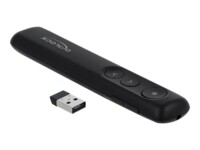 DeLOCK Fjernbetjening til præsentation Sort