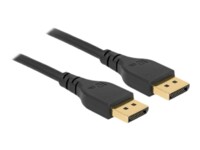 Delock DisplayPort kabel 1m Sort