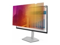 StarTech.com 24-inch 16:9 Gold Monitor Privacy Screen, Reversible Filter w/Enhanced Privacy, Glossy Computer Security Filter, Removable Screen Protector/Shield, +/- 30 Deg.