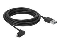 Delock Easy USB-kabel 5m Sort