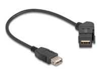 Delock USB forlængerkabel 30cm Sort