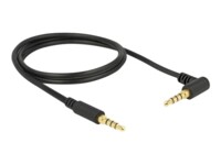 Delock Audiokabel 1m Sort