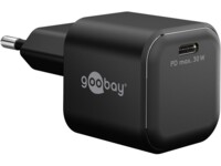 USB-C™ PD GaN Fast Charger Nano (30 W) black, black