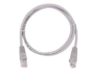 Extralink CAT 5e Ikke afskærmet parsnoet (UTP) 1m Patchkabel Grå