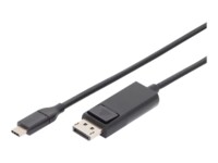 DIGITUS DisplayPort kabel 2m Sort