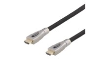 DELTACO Prime HDMI-4150 HDMI-kabel med Ethernet 15m Sort