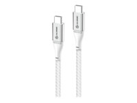 Alogic Super Ultra USB Type-C kabel 30cm Sølv Hvid