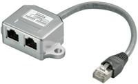 Goobay RJ45 Y-Adapter CAT5 1 til 2