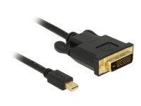Delock Videoadapterkabel 3m Sort