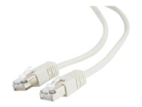 Gembird Kabel med afskærmning med folie og kobberfletning (SFTP 20m Patchkabel Beige