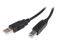 StarTech.com 2m USB 2.0 A to B Cable M/M USB-kabel 2m Sort