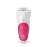 BRAUN Hindbær/hvid Epilator SensoSmart 5/500