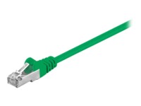 goobay CAT 5e SF/UTP 50cm Patchkabel Grøn