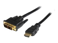 StarTech.com 1m HDMI to DVID Cable M/M Videoadapterkabel 1m Sort