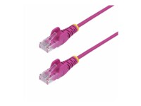 StarTech.com 50cm Pink Slim CAT6 Ethernet Cable, Snagless, 28AWG, LSZH CAT 5/5e/6 Ikke afskærmet parsnoet (UTP) 50cm Patchkabel Pink