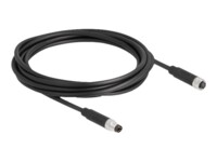 DeLOCK Afskærmet parsnoet (STP) 3m Patchkabel Sort