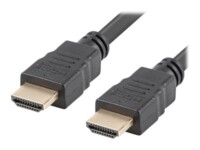 Lanberg HDMI-kabel med Ethernet 50cm Sort