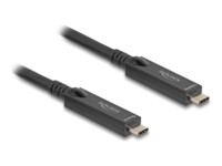 DeLOCK USB 2.0 / DisplayPort 2.1 (Alt Mode) USB Type-C kabel 3m Sort