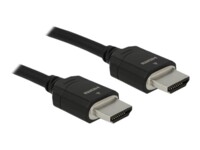 Delock HDMI-kabel 1m Sort