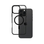 PanzerGlass CARE by Flagship Case Transparent Urban Combat w. Black Frame & MagSafe iPhone 16 Pro Max Beskyttelsescover Transparent Apple iPhone 16 Pro Max