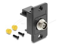 Delock Panel Mount FC Simplex female to female black