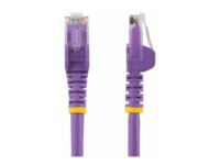 StarTech.com 1.5m CAT6 Cable - Purple Snagless CAT 6 Wire - 100W RJ45 UTP 650MHz Category 6 Network Patch Cord UL/TIA (N6PATC150CMPL) CAT 6 Ikke afskærmet parsnoet (UTP) 1.5m Patchkabel Lilla