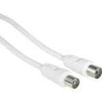 Goobay Antenne Kabel dobbeltskærmet Hvid 1,5m