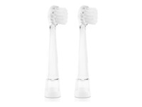 ETA 0710 90100 Ekstra tandbørstehoved 2 Hvid Transparent