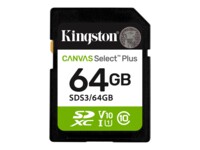 Kingston Canvas Select Plus SDXC UHS-I Memory Card 64GB 100MB/s