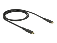 DeLOCK USB 3.1 USB Type-C kabel 1m Sort