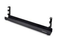 StarTech.com Under Desk Cable Management Tray, Clamp-on Installation Kabelstyringsplade Sort