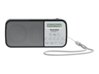 TechniSat TechniRadio RDR DAB bærbar radio Sort Sølv