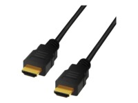 LogiLink HDMI-kabel med Ethernet 2m Sort