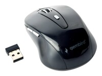 Gembird MUSW-6B-01 Optisk Trådløs Sort
