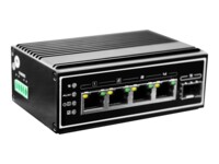 LevelOne IGP-0502 Switch 5-porte Gigabit PoE+