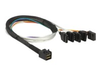 DeLOCK Serial Attached SCSI (SAS) internt kabel Sort Hvid 50cm