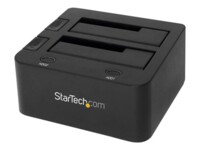 StarTech.com USB 3.0 Dual Hard Drive UASP for 2.5 / 3.5in HDD / SSD - USB 3.5' SATA HDD / SSD Dock - SATA 6 Gbps Lagringskontrol