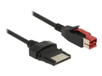 Delock Forstærket USB kabel 2m Sort