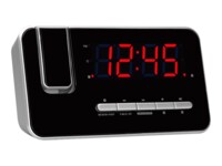 DENVER CRP-618 Clock-radio Sort Sølv