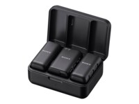 Sony ECM-W3 Trådløst mikrofonsystem Trådløs Kablet -20dBFS Sort