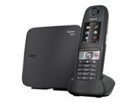Gigaset E630 Trådløs telefon Ingen nummervisning Sort