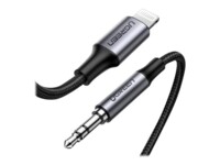 Ugreen Lightning til hovedtelefon-jackstikkabel 1m MFI