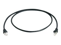 Telegärtner DataVoice Office CAT 6a S/FTP 25cm Patchkabel Sort