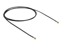 DeLOCK Antennekabel Koaksial 50cm Sort Sort