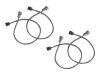 Akasa 4 pin PWM (female) - 4 pin PWM (male) Sort 30cm Forlængerkabel til blæserstrøm