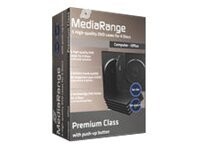 MediaRange Retail pack 4er-DVD-Box Cd-boks til lagring af DVD'er